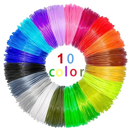 K&R Ventures PLA-filament voor 3D-pennen - 10 kleuren - 1,75 mm