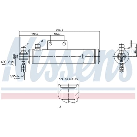 Droger, airconditioningsysteem NISSENS 95511