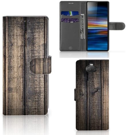 Sony Xperia 10 Book Style Case Steigerhout