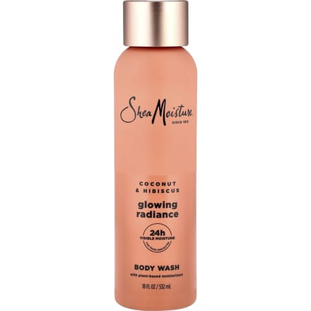 SheaMoisture, Glowing Radiance Body Wash, Kokos & Hibiscus, 532ml (18 fl oz) beige