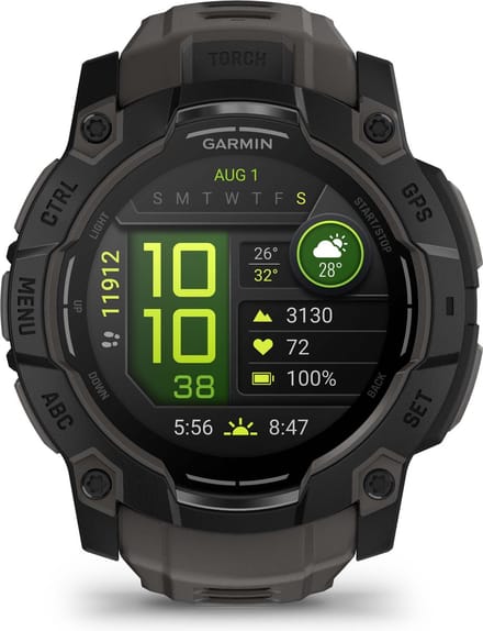 Garmin Instinct® 3 - Smartwatch - 50mm - AMOLED - Zwart met charcoal