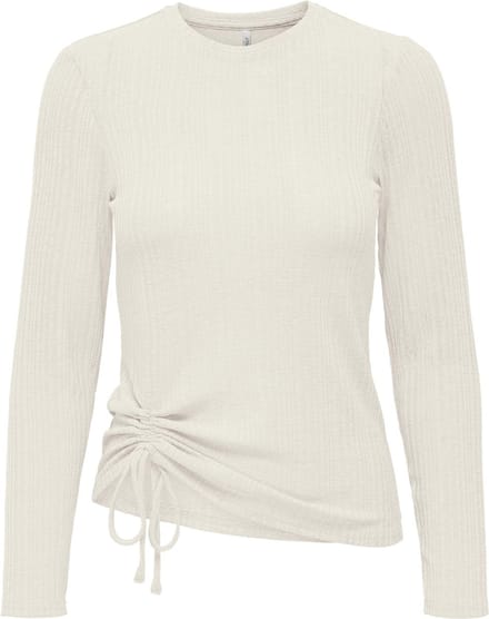 ONLY ONLKISSER L/S RUCHING TOP CC JRS Dames Top - Maat XS