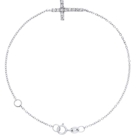 Armband CROSS Diamonds 0,15 Cts White Gold