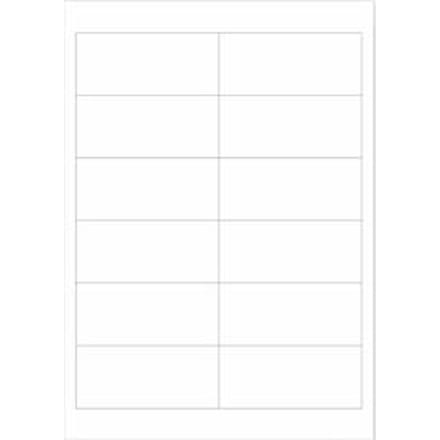 Schäfer Shop Select Universele etiketten, 97,0 x 42,3 mm, permanentklever, 1200 stuks