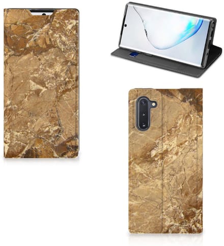 Samsung Galaxy Note 10 Standcase Marmer Creme