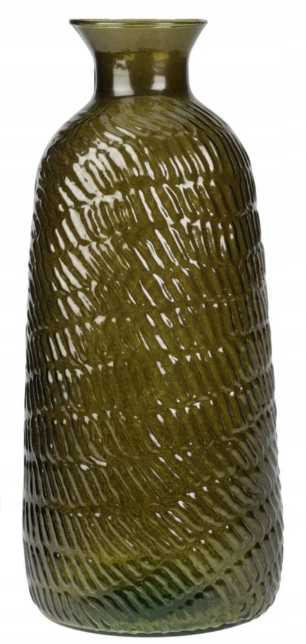 Excellent Houseware - Wazon Glas Decoratie - 31 cm - Subtiele Elegantie - Hoogwaardige Kwaliteit