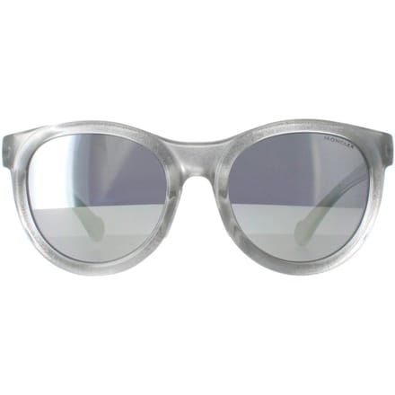 Moncler ML0087 20D grijze transparante spiegelzonnebril