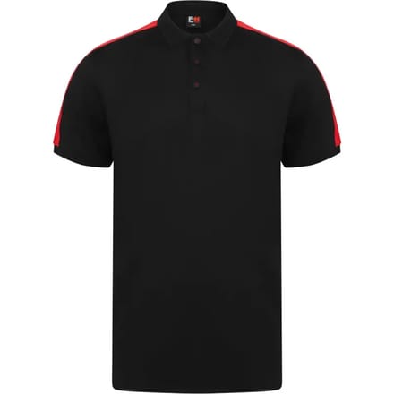 Polo stretch contrasterend Finden + Hales