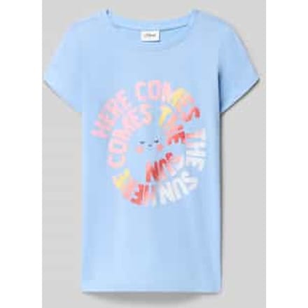 Reversibel T-shirt met glitters voor meisjes s.Oliver