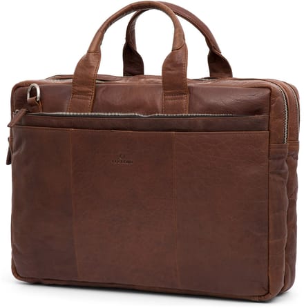 Montreal XL Tankleurige Leren Laptoptas