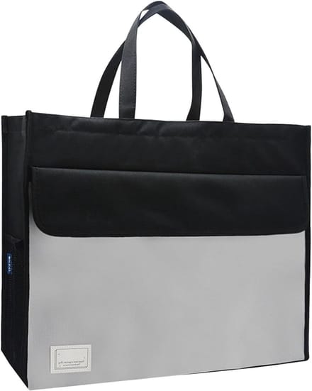 Aktetas Documententas - Dossiertas A3 - Documenten Opbergen - Grote Inhoud - 485 x 12 x 38 cm - Zwart