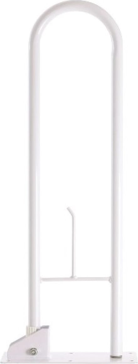 Moretti Handgreep toiletbeugel - Opklapbaar 75 cm lang - Wit