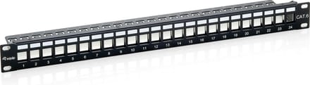 Digital Data patch panel med kabelstyrin