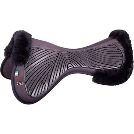 Schapenvacht zadelonderlegger voor paarden BR Equitation Memory Grip