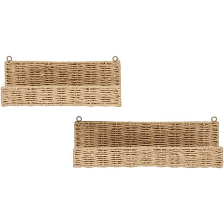 wandplanken Treviso - House Nordic - Rotan -naturel - set van 2