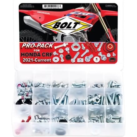 Kit voor motorplastic schroeven Bolt Pro Pack Honda