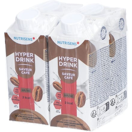 Hyperdrink HP/HC 2kcal Saveur Café 4x200 Voeding