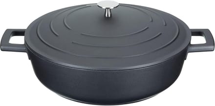 Gietaluminium 4L Ondiepe Braadpan met Deksel