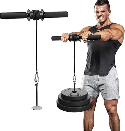 Curl-Grip Wrist Roller Gym Wrist Roller Trainer Forearm Amplifier Curler