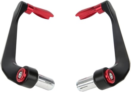 Aluminium Set van 2 Motorrem- en Koppelinghefbomen Beschermers voor Mountainbikes - Rood, Duurzaam en Lichtgewicht