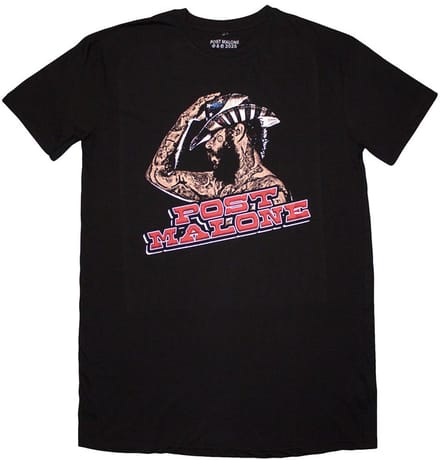 Post Malone - Cowboy Hat T-shirtjurk - M - Zwart