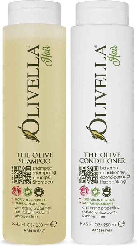 Olivella Natuurlijke Olijfolie Shampoo & Conditioner Duo 2 x 500 ml