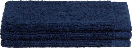 Seahorse Ridge washand 16 x 21 cm Blauw (per 3 stuks)