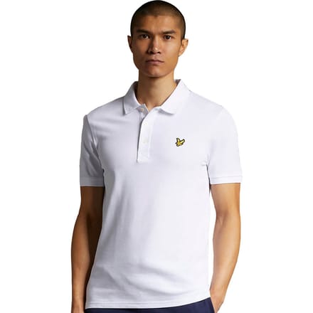 Lyle and Scott Polo Wit - Maat M - Heren