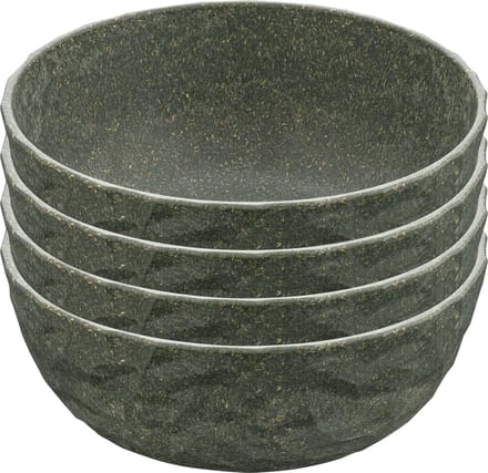 Schaal, 0.7 L, Set van 4, Organic, As Grijs - Koziol | Club Bowl