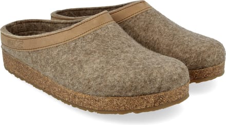 Haflinger Grizzly Torben - Pantoffels Dames - Pantoffels Heren - Turf - Maat 46