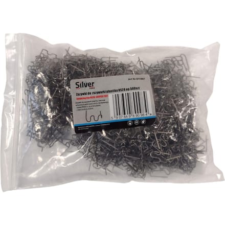 SilverTools RS28 Serie - Staples voor Plastic Lassen - 500 stuks - Staal - Kleine Golf