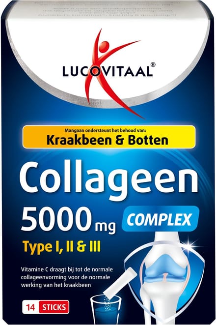 Lucovitaal Collageen Complex 5000mg Sticks - 14 stuks