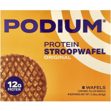 Podium Nutrition, Stroopwafels Protéinés, Original, 8 Gaufres, 9.28 oz (264 g)