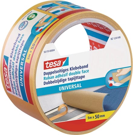 Tesa Dubbelzijdige Tape - Beige - 5m X 50mm
