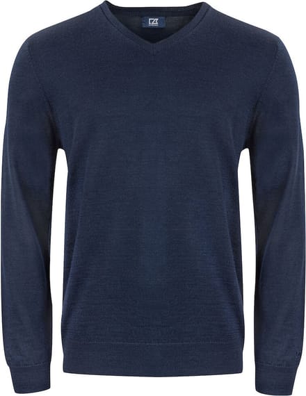 Cutter & Buck Vernon V-neck Heren 355432 - Dark Navy - M