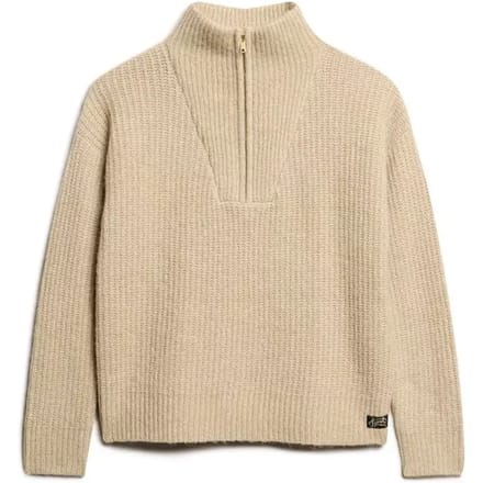 Superdry - Essential trui met halve rits - Dames - Sweaters