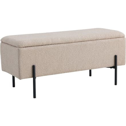 House Collection Bouclé Hocker Ylwa Beige