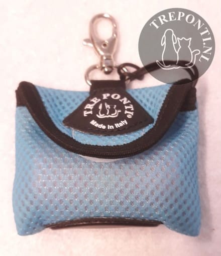 Tre Ponti Poepzakjes Houder Mesh Licht Blauw