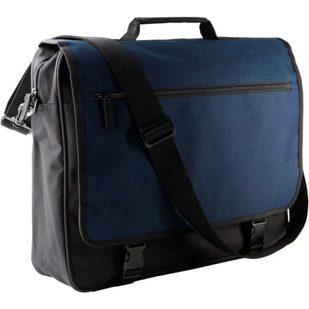 Kimood Documententas met overslag KI0412 - Black / Navy - One size