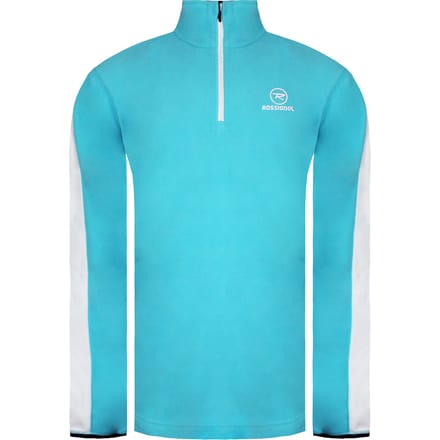 Rossignol Lange Mouw Half Zip Up Blauw Heren Micro Fleece Truien RL3ML12 771