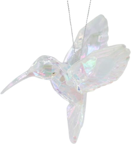 Housevitamin - Kersthanger Kolibrie - Acryl - Iridescent - 9,5x7x9 cm