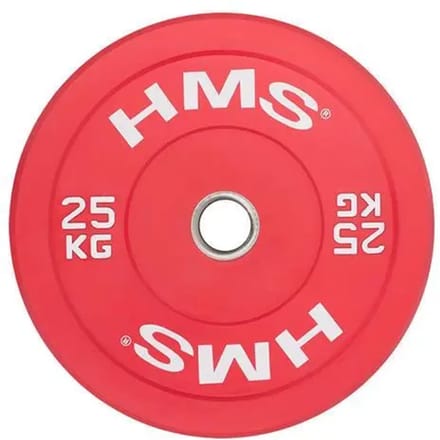 HMS CBR Serie - Olympische Bumper Gewicht - 25 kg - Rood - Gemaakt in Polen