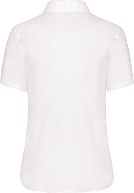 Kariban Dames non-iron blouse korte mouwen K540 - White - S
