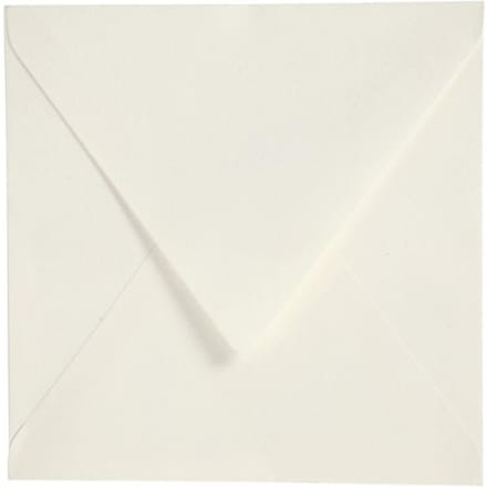 CC Envelopes, envelope size 16x16 cm, 120 g, off-white, 50 pc/ 1 pack