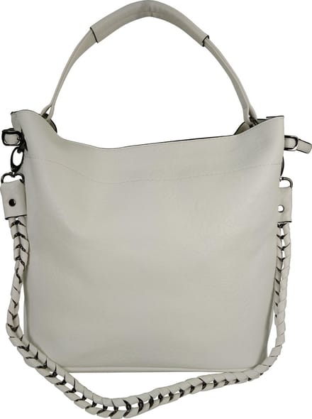 Eleganci - Damestas - Handtas - Schoudertas - bag in bag - Wit