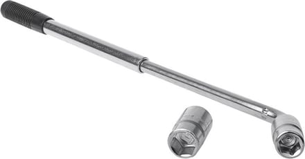 ProPlus Telescopische wielmoersleutel - uitschuifbare hefboom - chroom-vanadium - 17-23 mm