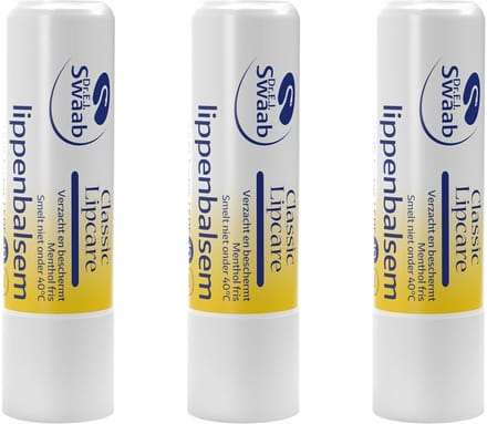 Dr. Swaab Lippenbalsem Classic Stick - 3 x 5 Gram