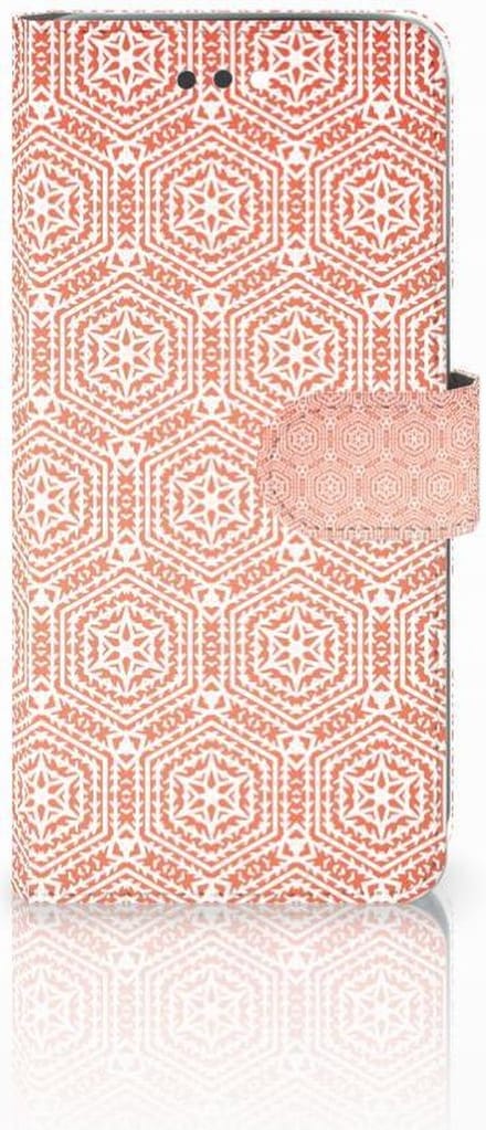 Apple iPhone 7 Plus | 8 Plus Telefoon Hoesje Pattern Orange