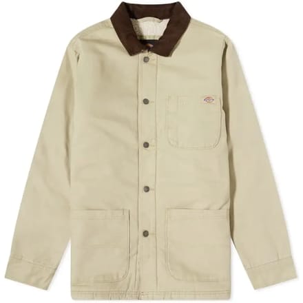 Werkkleding herenjack Duck Canvas Chore Coat Stone Washed Desert Sand