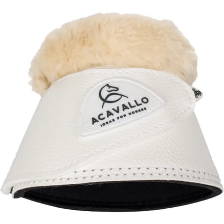 Paardenklokken met bont en klittenbandsluiting Acavallo